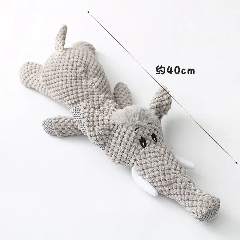 Squeaky Animal Plush Toys – Fun, Teething & Tooth-Cleaning in One